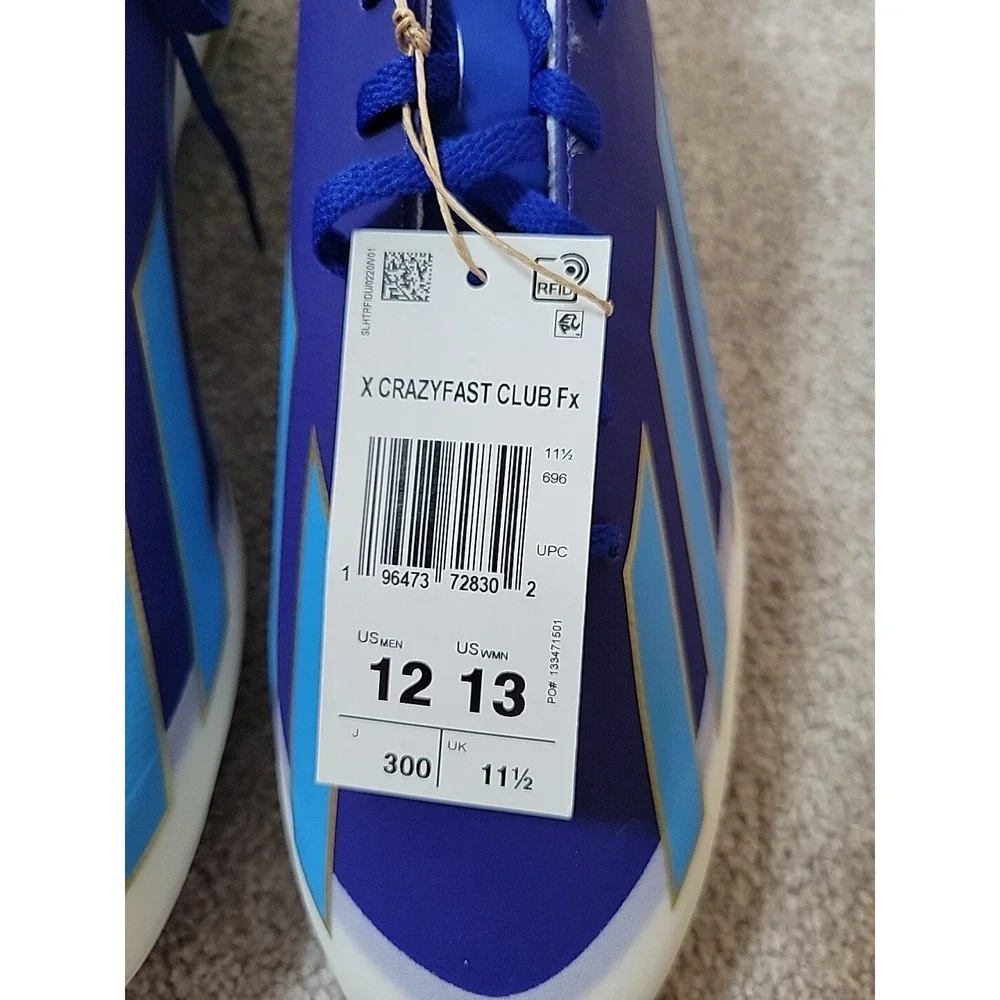 Adidas X Crazyfast Elite Messi Soccer Cleats Size 12 Argentina Blue ID0724 Fifa‎